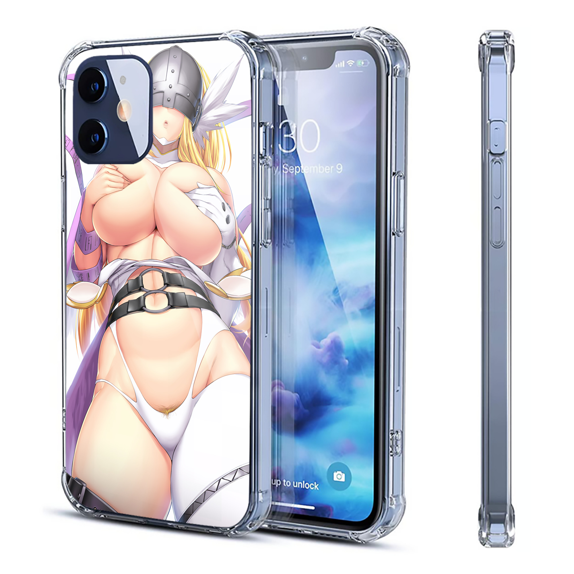 （画像用） Digimon デジタルモンスター/デジモン 【iPhone 12シリーズ対応】透明スマホケース（クリアソフトケース）